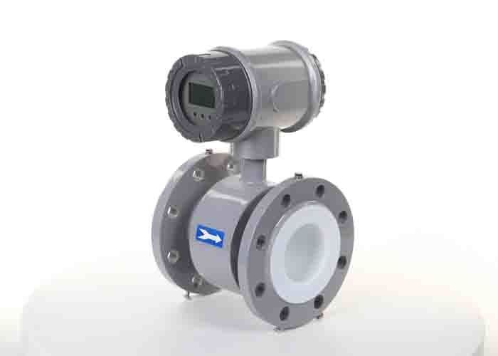 Industrial 24VDC Electromagnetic Water Meter , Flanged Electromagnetic Flowmeter